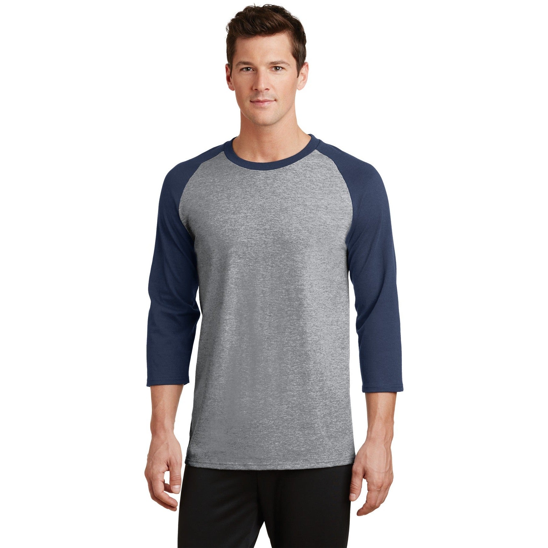 Port & Company-Port & Company® Core Blend 3/4-Sleeve Raglan Tee. PC55RS-MedTech-2